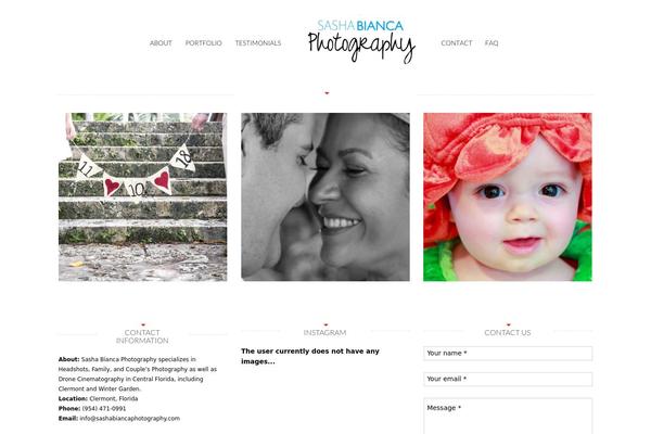 Tripod theme site design template sample