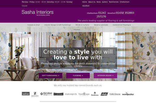 sashainteriors.com site used Sasha