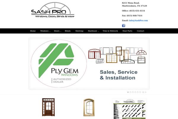 WordPress website example screenshot