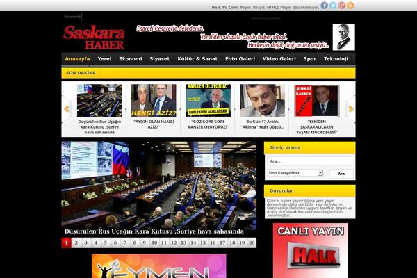 saskarahaber.com site used Habern-pro
