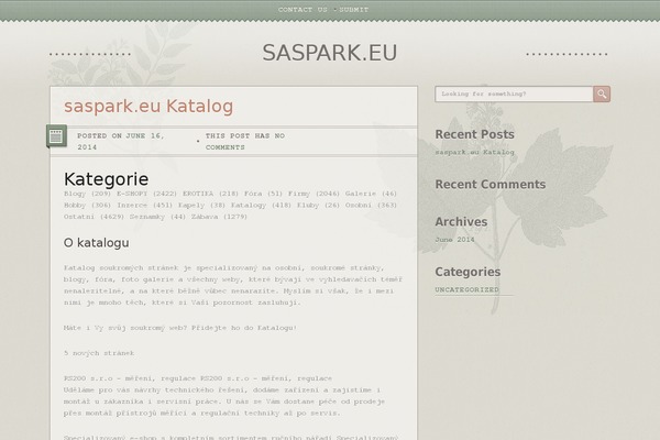 saspark.eu site used Wp_botanic5-v1.0.1