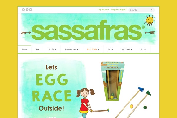 sassafrasstore.com site used Sassafras