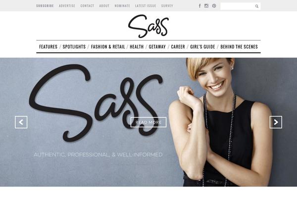 sassmagazine.com site used Sass-magazine