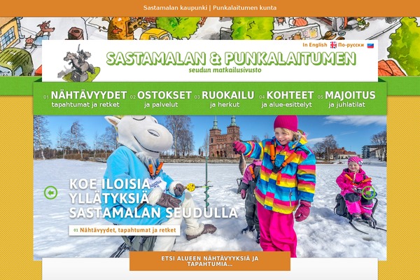 sastamalanseudulle.fi site used Sastamalan_matkailusivusto