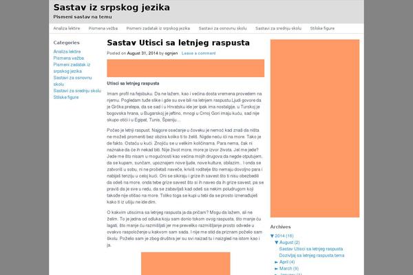 sastavizsrpskogjezika.com site used HeatMap AdAptive
