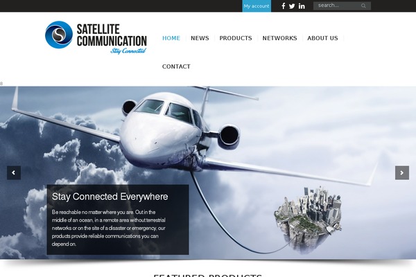 satellite-communication.com site used Avada
