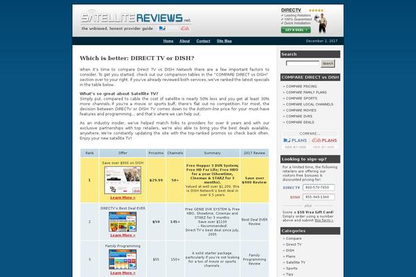 satellite-reviews.net site used Satrev