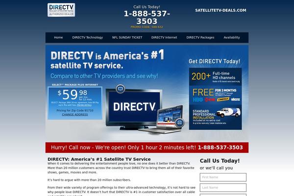 satellitetv-deals.com site used Directvcomparison