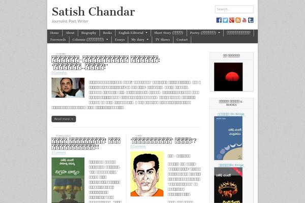 Magazine Basic theme site design template sample