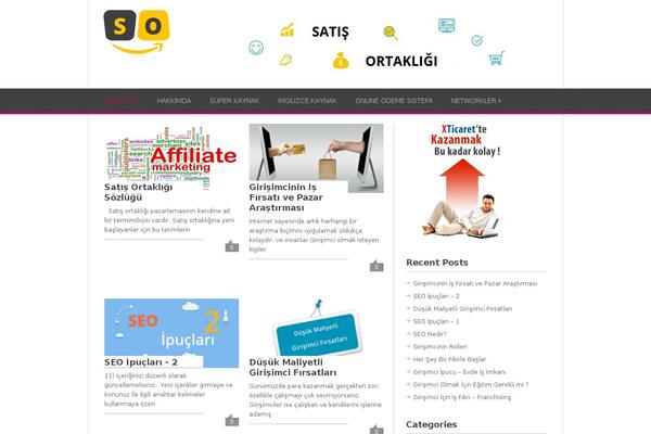 Charta theme site design template sample