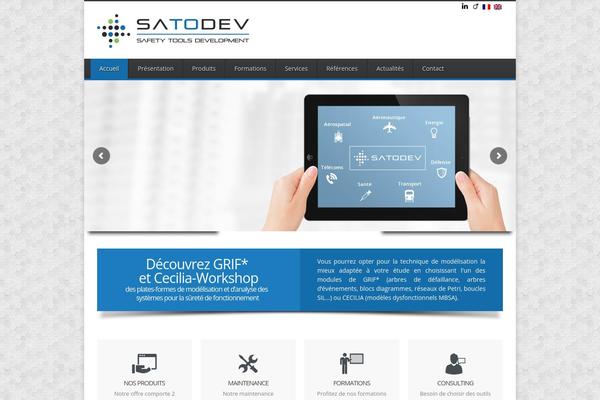 satodev.com site used Finex-child