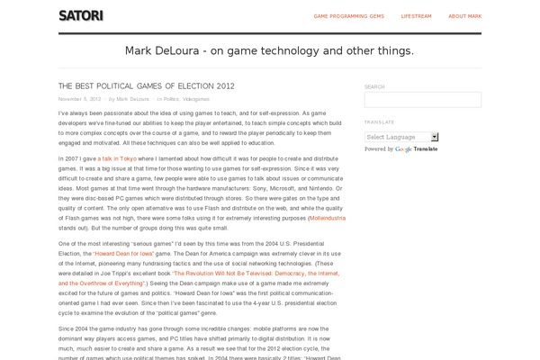 WordPress website example screenshot