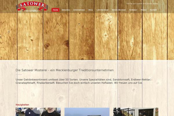 satower-mosterei.de site used Mosterei