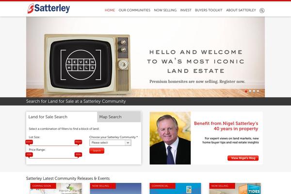 satterley.com site used Satterley