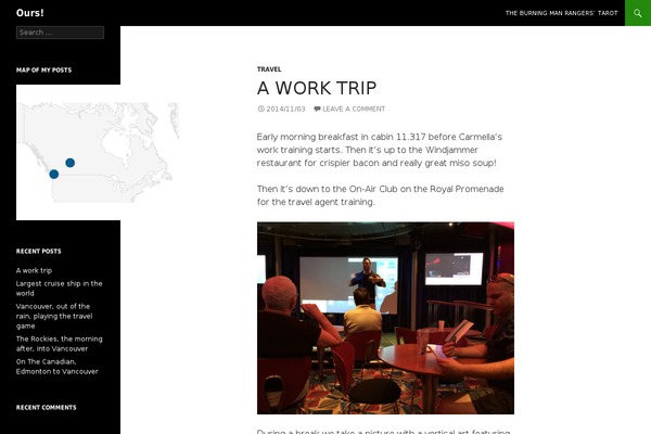 Twenty Fourteen theme site design template sample