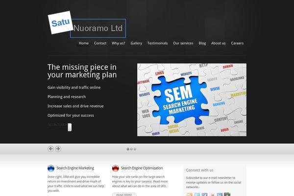 Inspire theme site design template sample