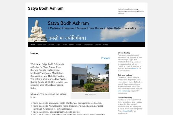 Twenty Ten theme site design template sample