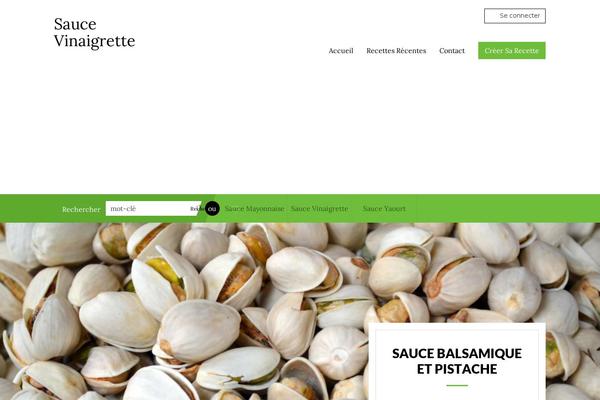 sauce-vinaigrette.com site used Recipe-press
