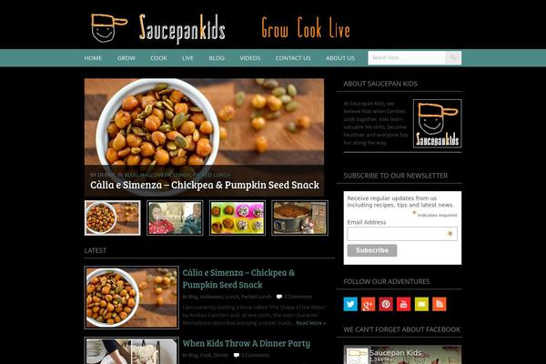 Foodpress theme site design template sample