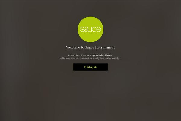 saucerecruitment.com site used Sauce