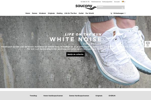 Saucony theme site design template sample