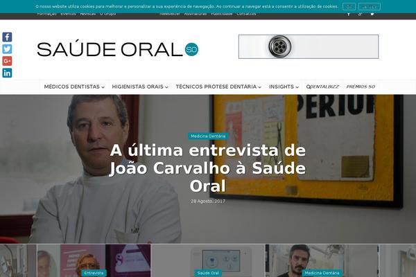 saudeoral.pt site used Saude-oral
