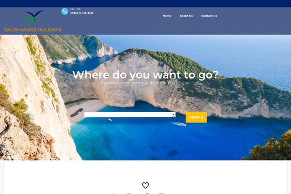 BookYourTravel theme site design template sample