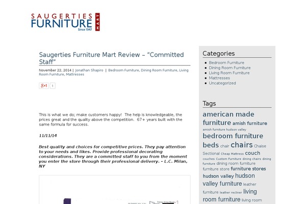 saugertiesfurniture.net site used Simple and Clean