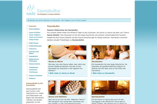 saunakultur.eu site used Sauna