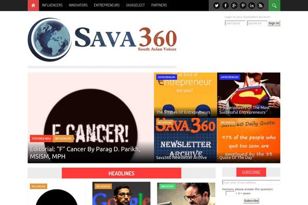 sava360.com site used Nadia