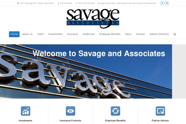 savageandassociates.com site used The7