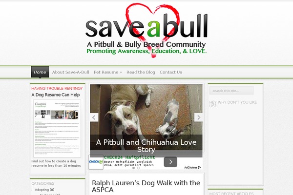 saveabull.com site used Saveabullv2