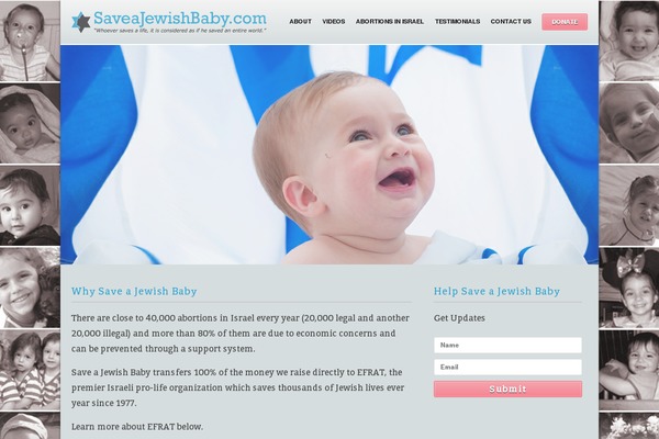 saveajewishbaby.com site used Outreach