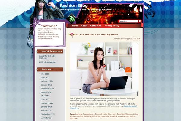 WordPress website example screenshot