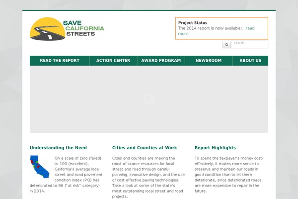 savecaliforniastreets.org site used Theroof-child
