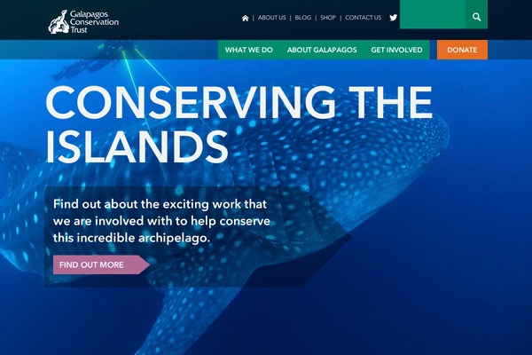 savegalapagos.org site used Gct