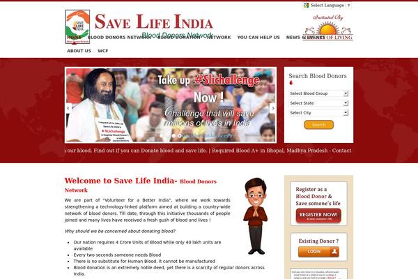 savelifeindia.org site used Savelife