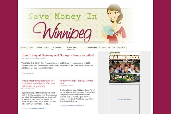 The Box theme site design template sample