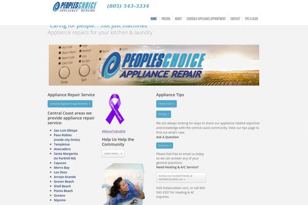 savemyappliance.com site used Feather13