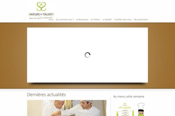 saveurs-talents.fr site used Striking