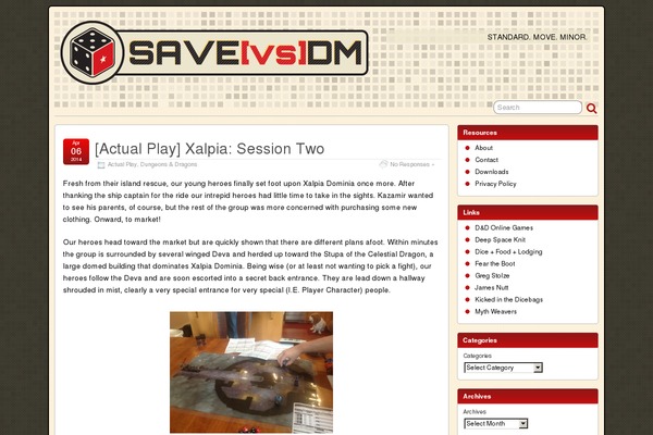 Suffusion theme site design template sample