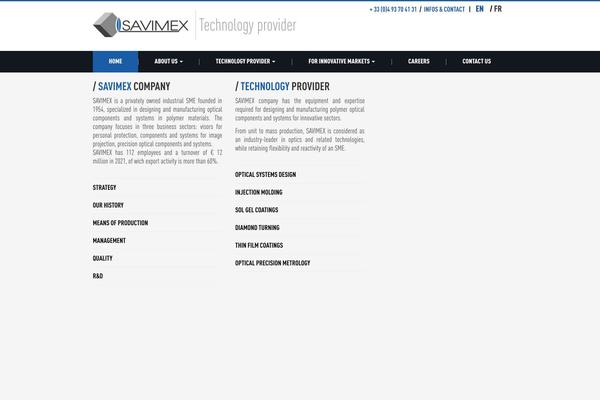 savimex.fr site used Savimex