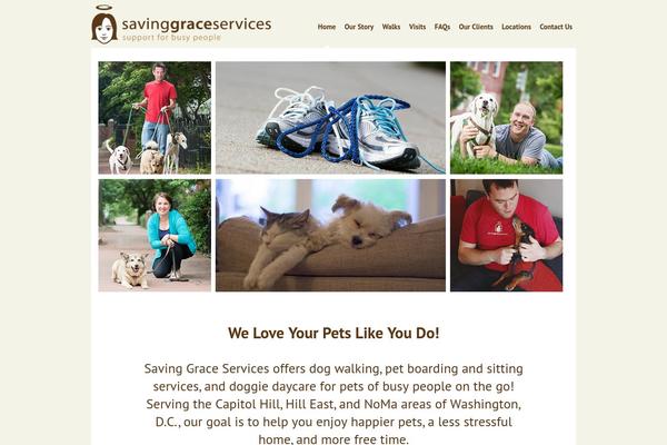 Savinggrace theme site design template sample