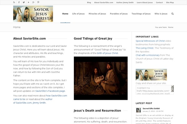 Enfold theme site design template sample