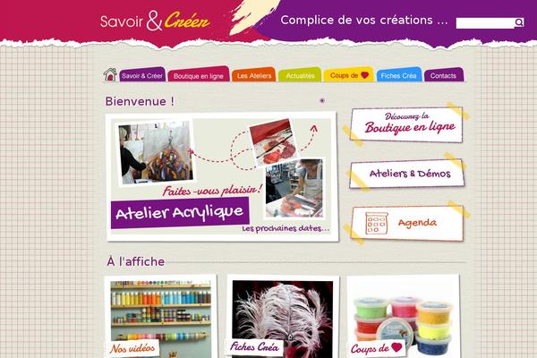 savoiretcreer.com site used Savoiretcreer