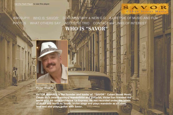 savormusic.com site used Savor
