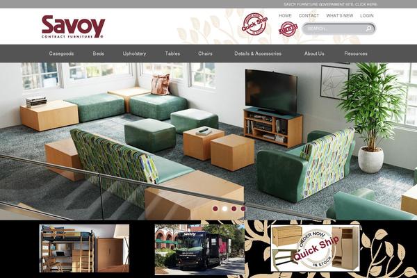 Savoy theme site design template sample