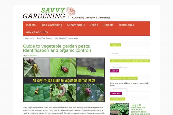 savvygardening.com site used Savvy-genesis