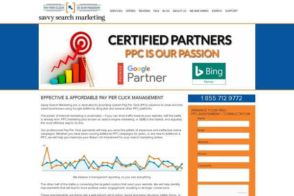 savvysearchmarketing.com site used Ppc-marketing