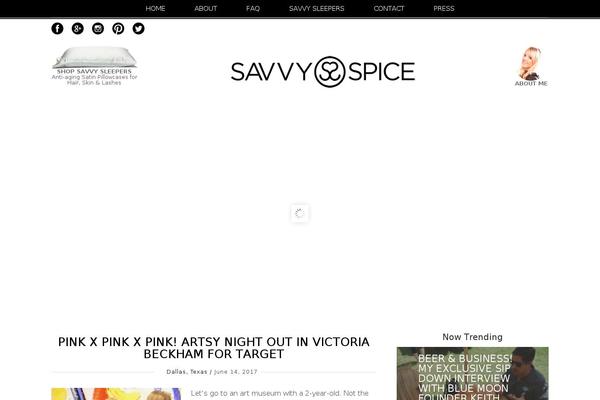 savvyspice.com site used Savvytheme